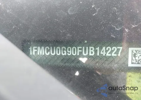 2015 Ford Escape Se из США, поврежденный, VIN 1FMCU0G90FUB14227